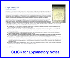 Carpe 2024: Explanetory Notes