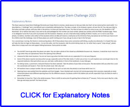 Carpe 2025: Explanetory Notes