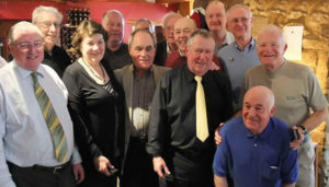 12 early members of the PEMC get together for lunch to celebrate 25 years membership