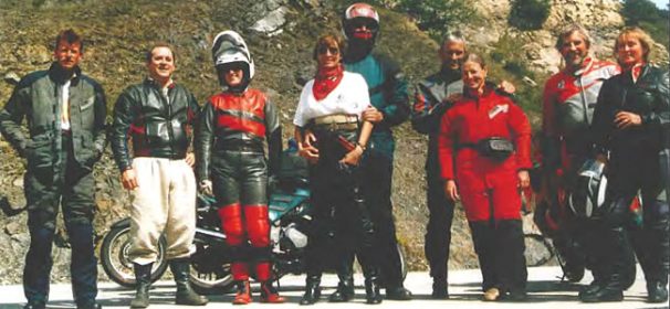 A group of PEMC Members on a tour of Northern Spain and Portugal in 1996 take a break